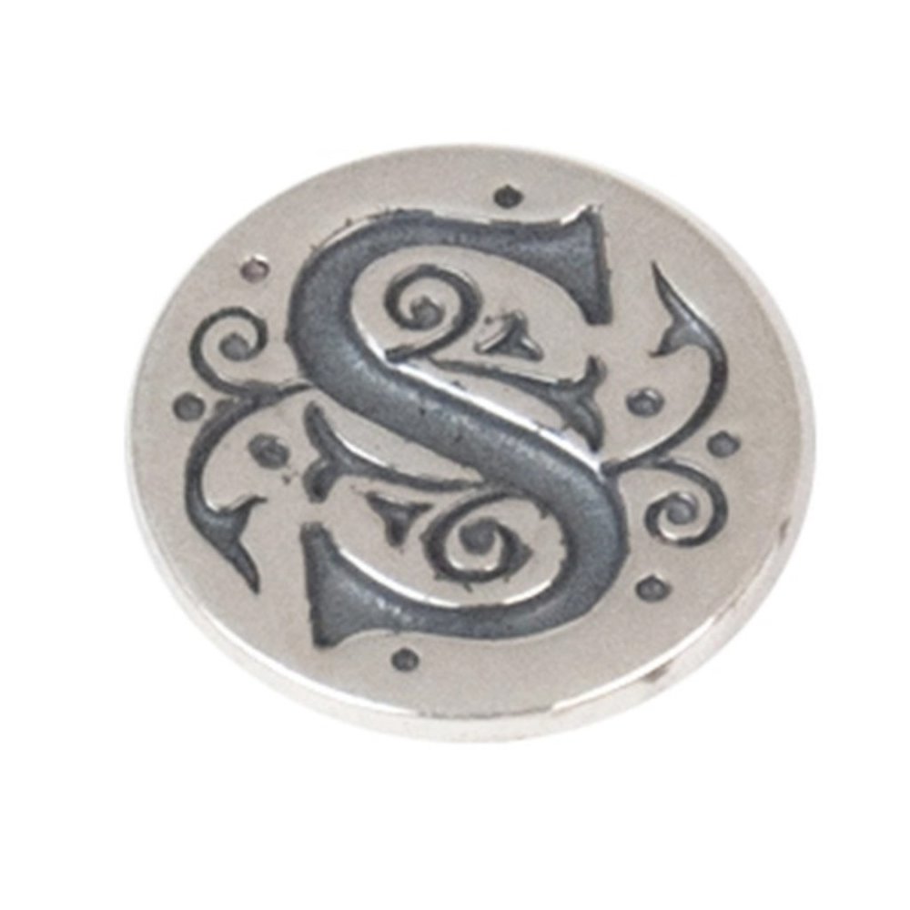 "S" Sterling Silver Alphabet JewelPop - KJP019Si Kameleon Jewelry